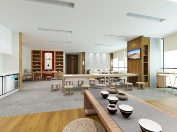 崂山办公室装修设计-大平层办公室装修全攻略：打造高效与美学兼具的空间
