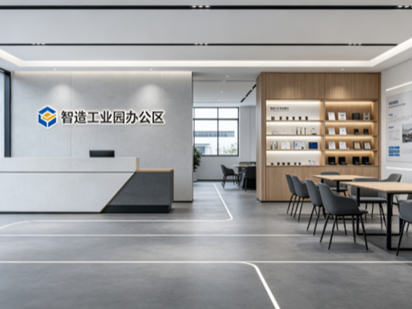 崂山办公室设计-工业园厂房办公区装修：功能划分与舒适办公环境的融合设计