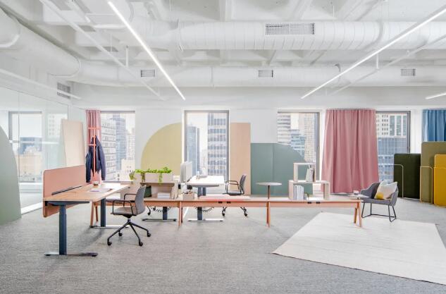 Studio Hopkins 为 Pair 崂山办公室设计的新模块化办公家具系列